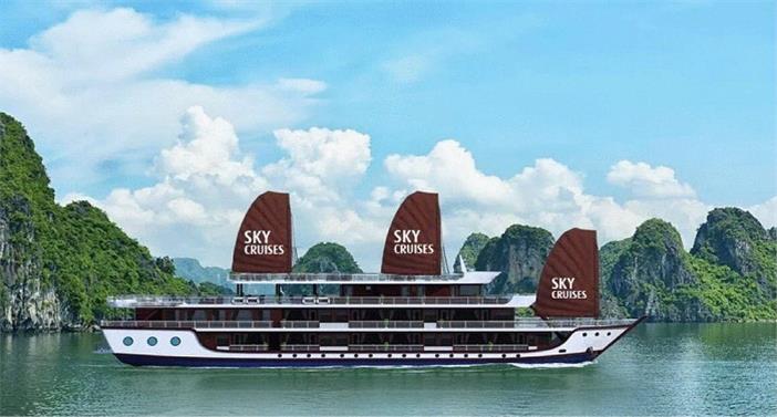2N1Đ trên du thuyền Sky Cruise 5 Sao Lan Hạ